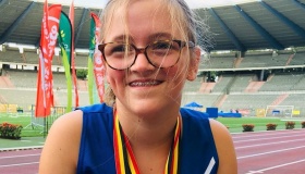 Wheelster Cécile Goens (15) keert met 2 medailles naar huis