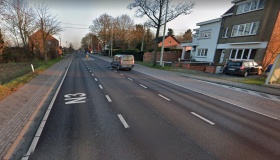 De Tiensesteenweg in Bierbeek