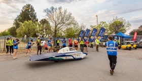 Innoptus Solar Team, het studententeam van de KU Leuven in Zuid-Afrika